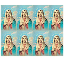 Immaculate Heart of Mary 8-UP Holy Card