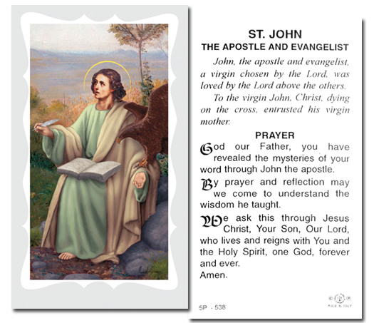 St. John The Apostle and Evangelist - Prayer to St. John