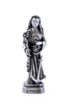 St. Philomena Pewterette Statue