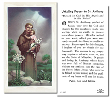 St. Anthony - Unfailing Prayer to St. Anthony