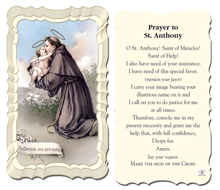 Prayer to St. Anthony Holy Card