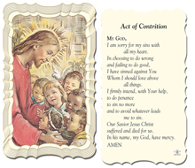 Act of Contrition Prayer / Jesus w/ Children Image