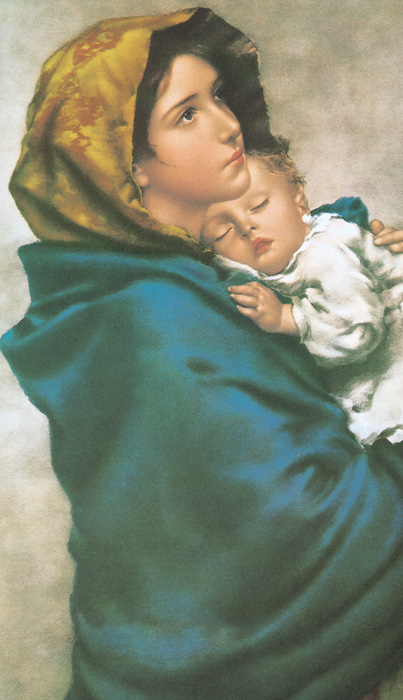 A Prayer for Mothers" Holy Card