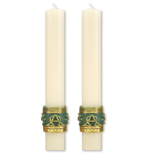"Celtic Imperial" Paschal Side Candles
