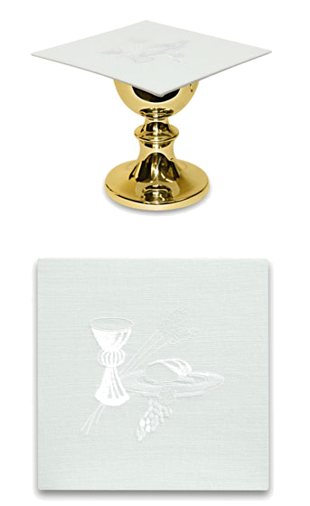 Chalice and Host Motif Chalice Pall