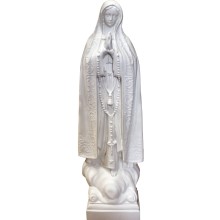 White Vinyl Our Lady of Fatima Statue