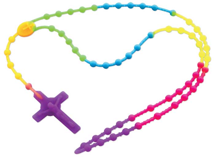 Multi-Color Flexible Silicon Rosary