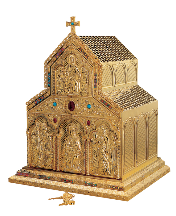 TABERNACLE- BRASS SILVERPLATED