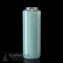 Marial Blue 6 Day Devotional Candle