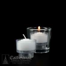 Crystal (Clear) Disposable Plastic Votive Candle