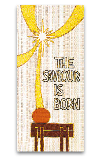 The Savior is Born Lectern Cover