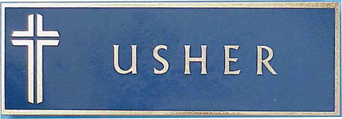Magnetic Usher Badge