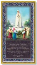 Our Lady of Fatima Wood Plaque