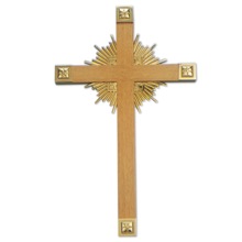 Bronze Sunburst Cross