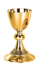 Gold Plated Rope Trim Chalice