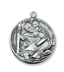 24" Pewter St. Christopher