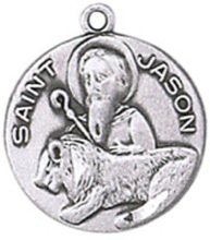 St. Jason Pewter Pendant