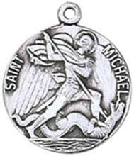 St. Michael Pewter Pendant