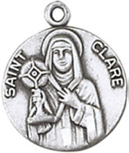 St. Clare Pewter Pendant