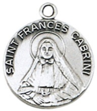 St. Frances Cabrini Pewter Pendant