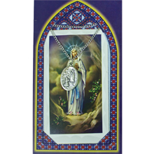 Our Lady of Lourdes Patron Saint Pendant