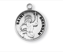 St. Brendan Sterling Silver Medal