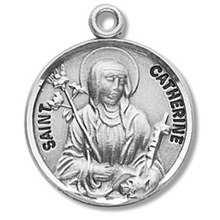 St. Catherine Sterling Silver Medal