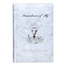 Girl White Pearlized Cover 1st Communion Gift Mass Book