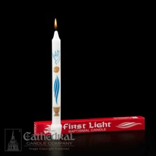 First Light Baptism Candle