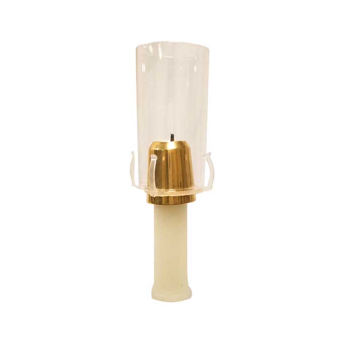7/8" Brass Draft Resistant Candle Follower