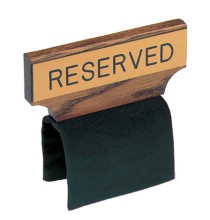 Adjustable Reserved Pew Sign - Forest Green