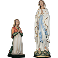 Our Lady of Lourdes and St. Bernadette Statue