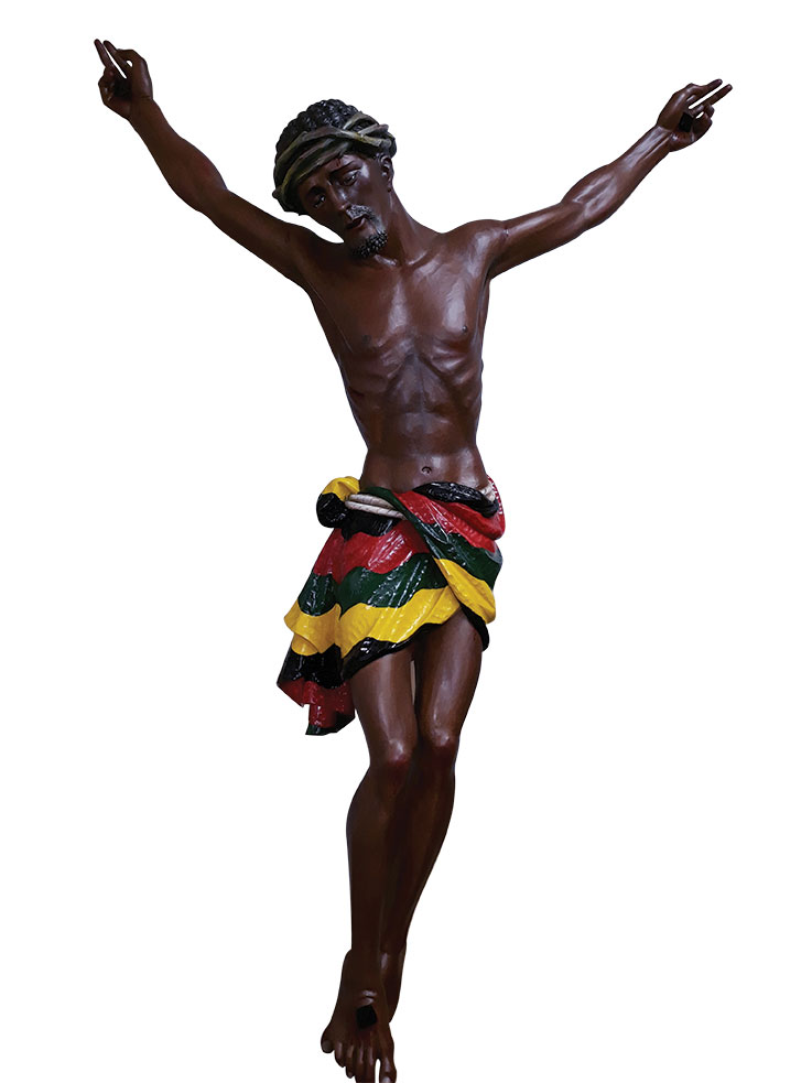 African Features Corpus Only Statue