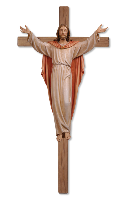 Risen Christ Hand-carved Corpus