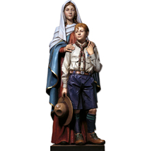 Our Lady with Boy Scout