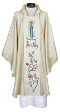 Marian Our Lady of Fatima w/ Children Chasuble