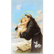 St. Anthony 8-UP Holy Card
