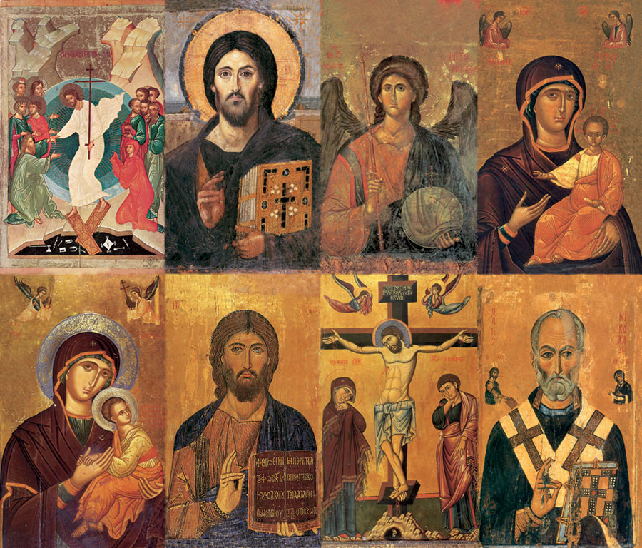 Assorted Icon Holy Cards (8-UP)