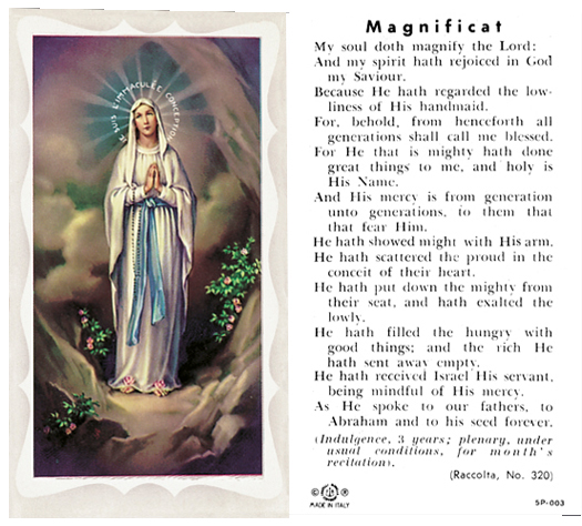 Our Lady of Lourdes - Magnificat
