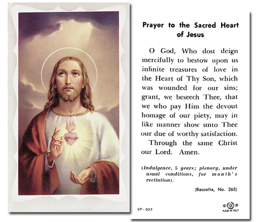 S.H.J. - Prayer to the Sacred Heart of Jesus
