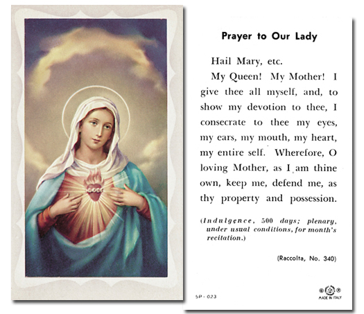 I.H.M. - Prayer to Our Lady