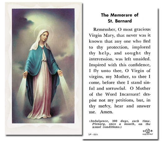 Our Lady of Grace - The Memorare of St. Bernard