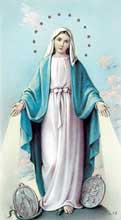 Our Lady of Grace Bonella Paper Holy Card