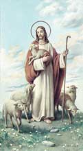 Good Shepherd Bonella Paper Holy Card