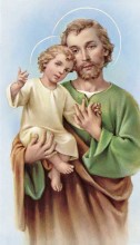 St. Joseph and Child Holy Cards