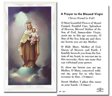 Our Lady of Mt. Carmel - A Prayer to the Blessed Virgin