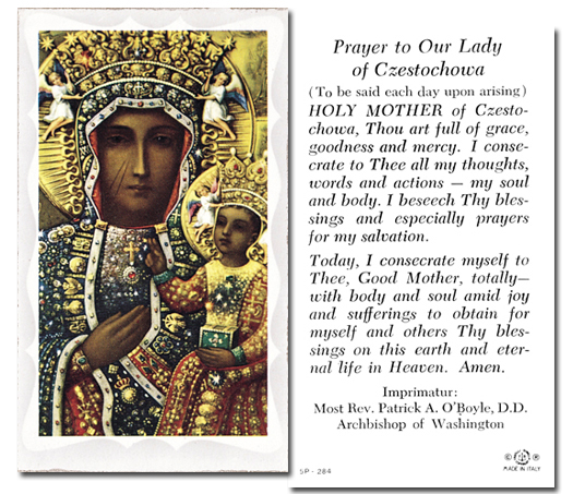 Our Lady of Czestochowa - Prayer to O. L. of Czestochowa