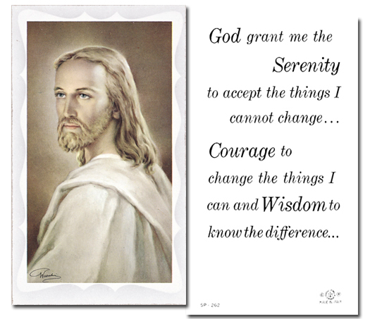 Head of Christ - Serenity Prayer