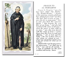 St. Peregrine - Prayer to St. Peregrine
