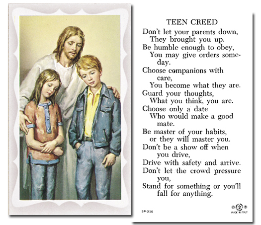 Christ The Comforter - Teen Creed